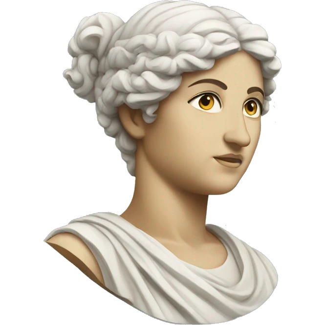 A Greek statue of a woman emoji