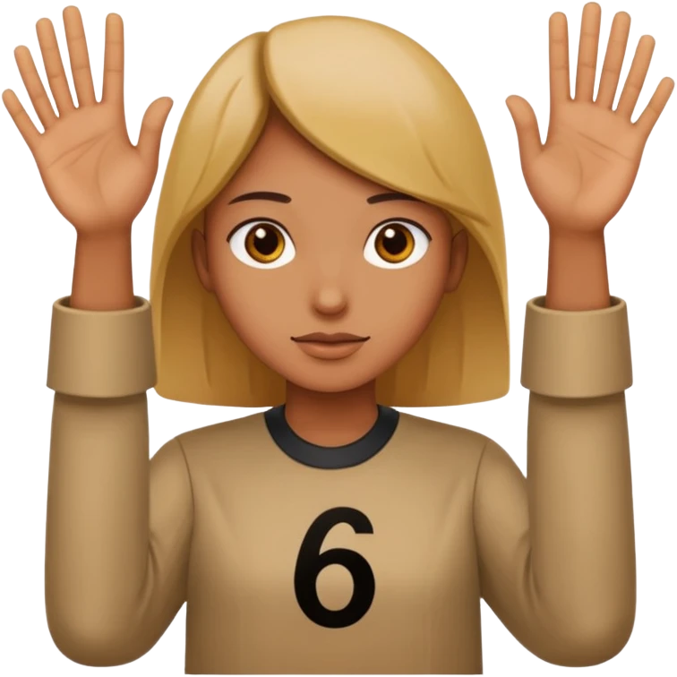 Fuse 🤷‍♂️6️⃣7️⃣ ( make the 6 7 go on his hands) emoji