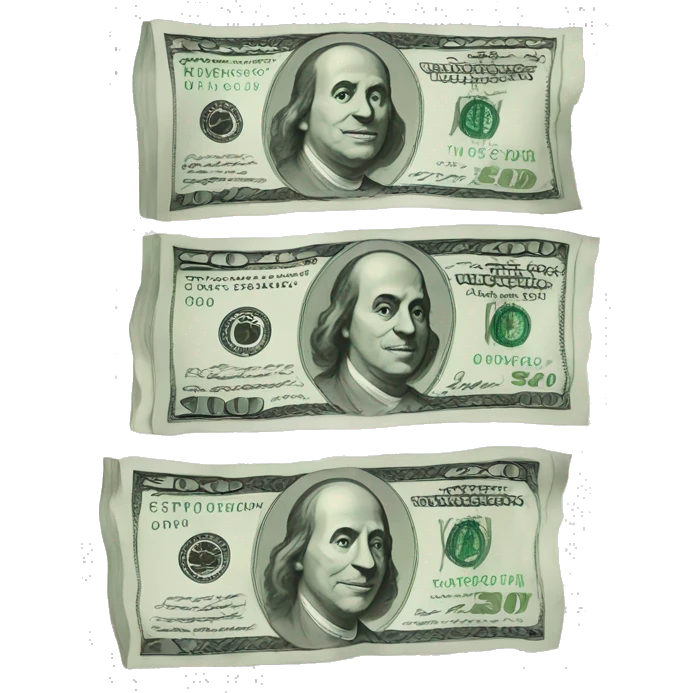 $100 bills  emoji