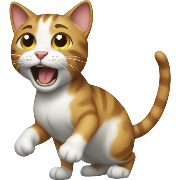 shaking cat emoji
