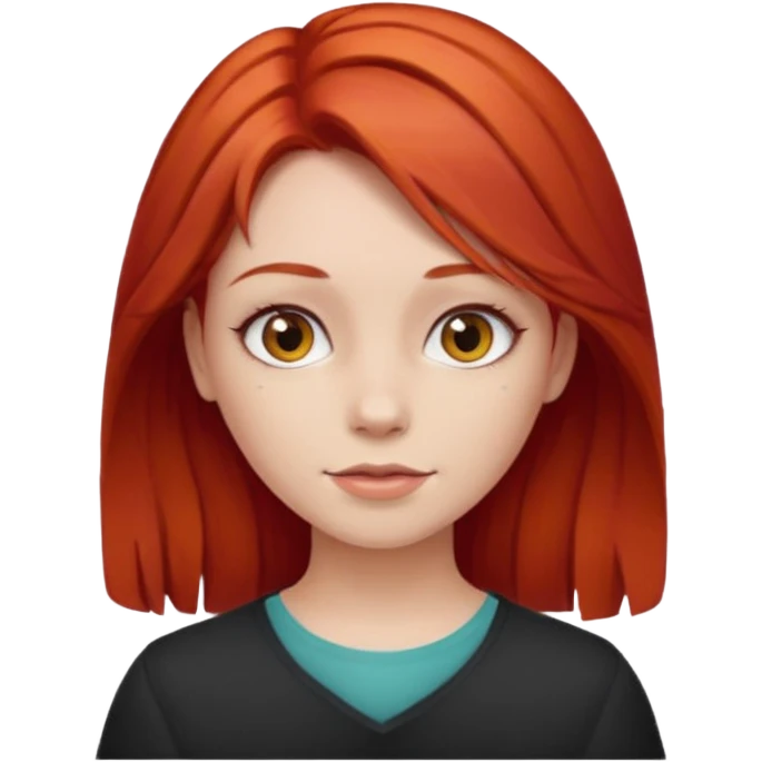 Wich girl res hair emoji