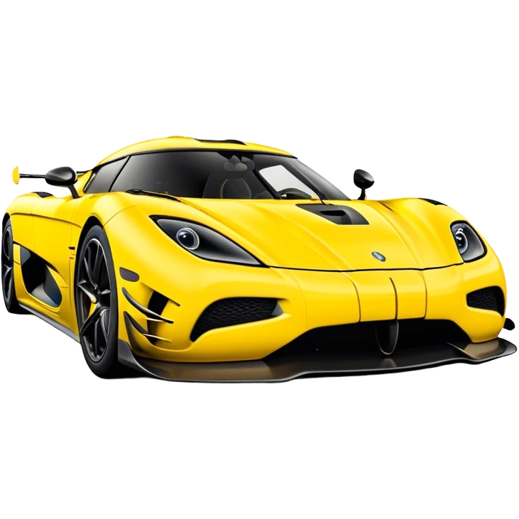 Koenigsegg Agera RS - Koenigsegg (Model Year: 2020) (Iconic colour: Yellow) emoji