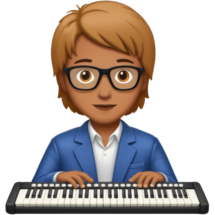 keyboardist with keyboard emoji