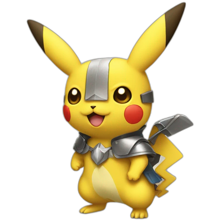 Pikachu chevalier emoji