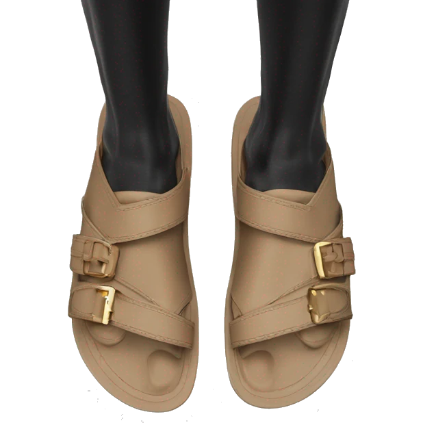 Burberry sandales men from top view emoji