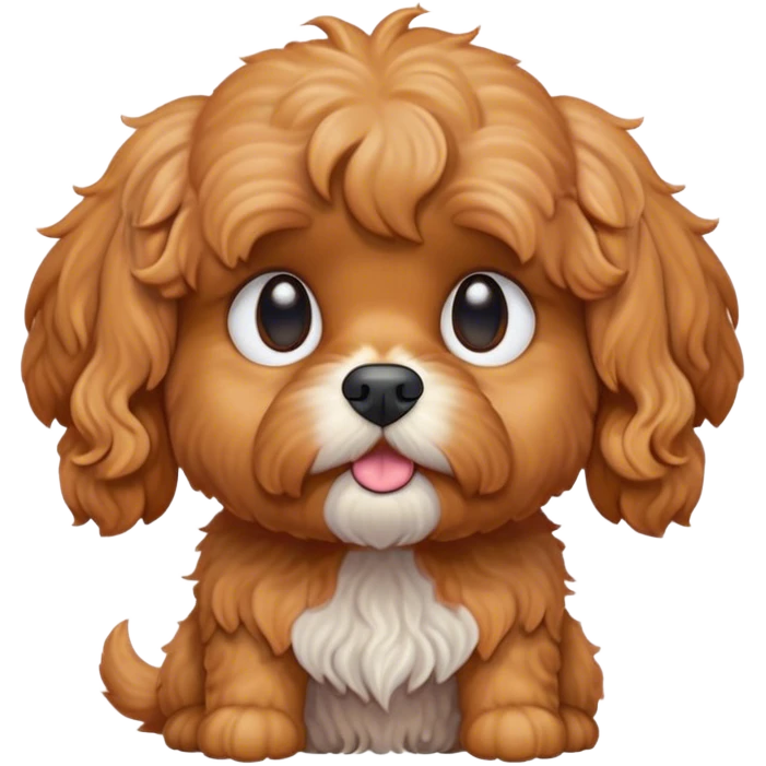 Cinematic Grumpy Apricot Cavoodle Portrait Emoji, Head tilted slightly with a deeply unimpressed expression, showcasing a thick, curly apricot coat with subtle white accents, large, droopy brown eyes narrowed into an unamused glare, ears slightly drooping in exasperation, Simplified yet comically expressive features, highly detailed, glowing with a dry, sarcastic glow, high shine, effortlessly judgmental yet dignified, stylized with a touch of cynicism, bright but brooding, soft glowing outline, capturing the essence of an eternally unimpressed yet endearing companion, so lifelike it feels like it could sigh heavily at you in disdain at any moment! emoji
