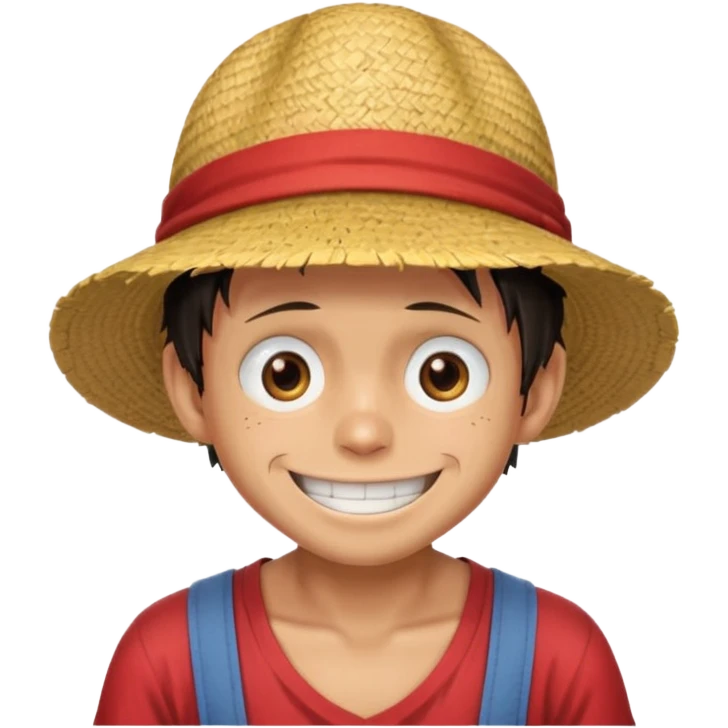 Onepiece luffy says super emoji