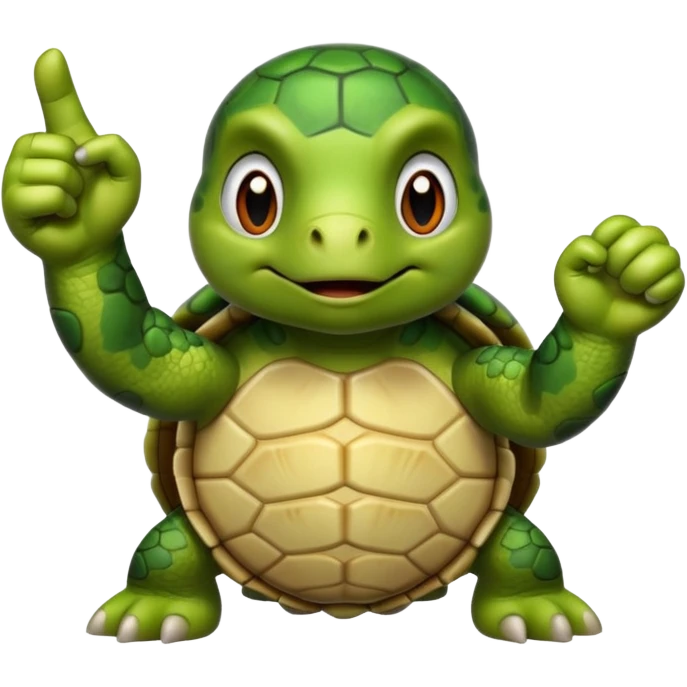 Sad turtle thumbs down  emoji