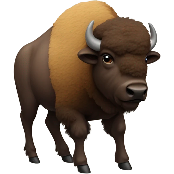 Drunk bison  emoji