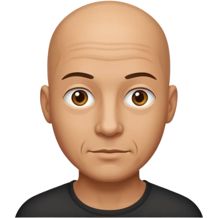 bald man emoji