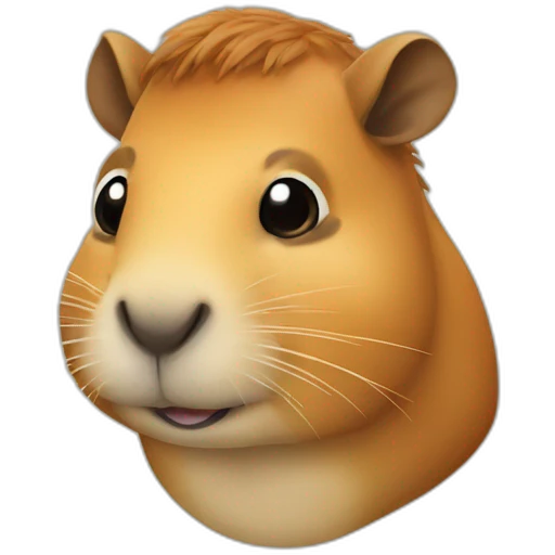 capivara sorrindo emoji