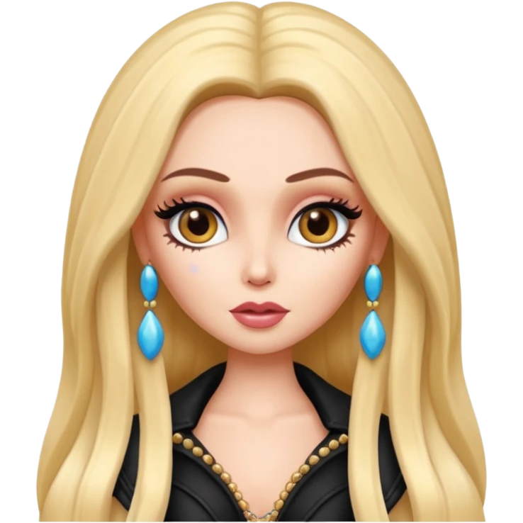 pretty bratz baddie, looking like cher emoji
