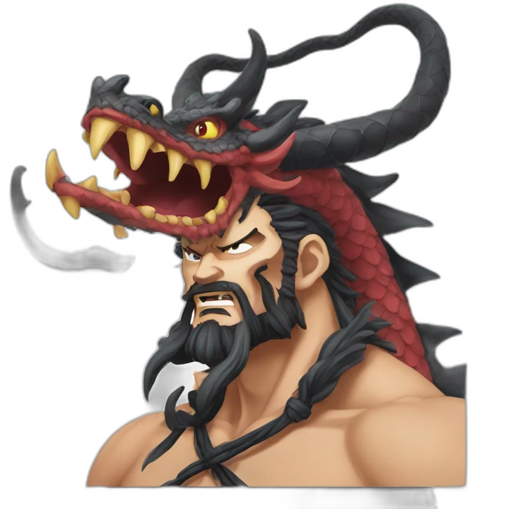 Kaido forme dragon one piece emoji