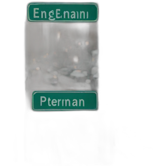 street sign with names on it like peter engemann emoji