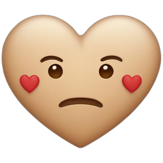 Partial love heart  emoji