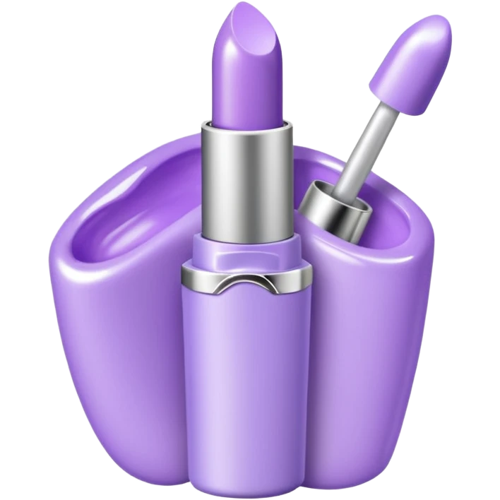 aesthetic pastel purple items emoji