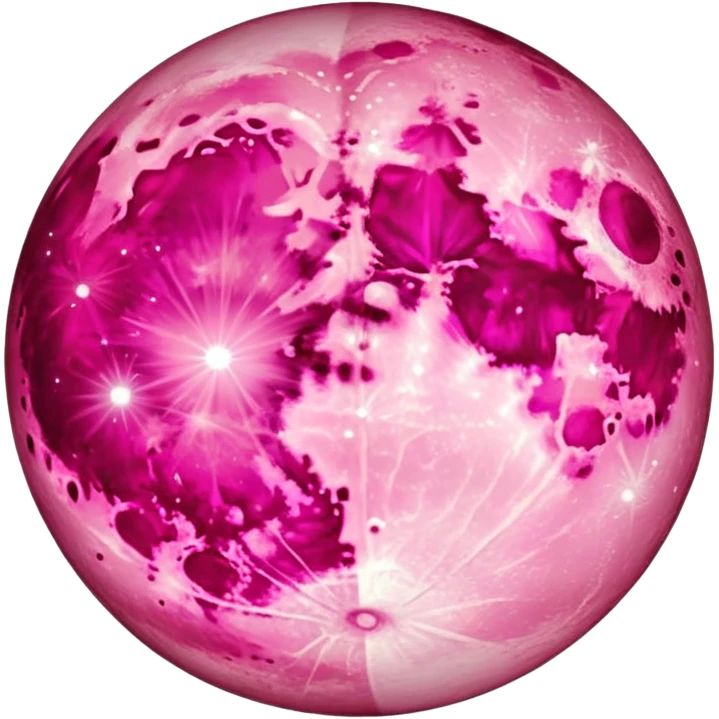 Full pink moon emoji