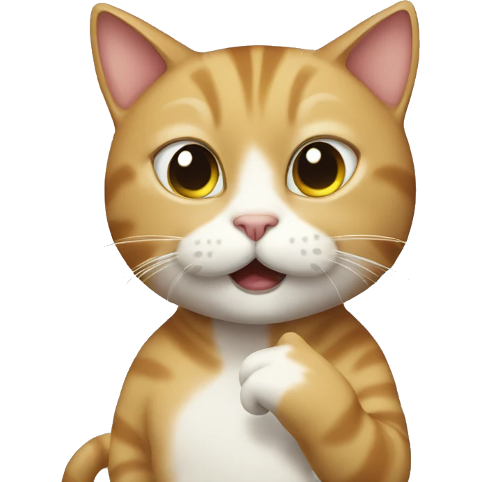 cat on the phone emoji