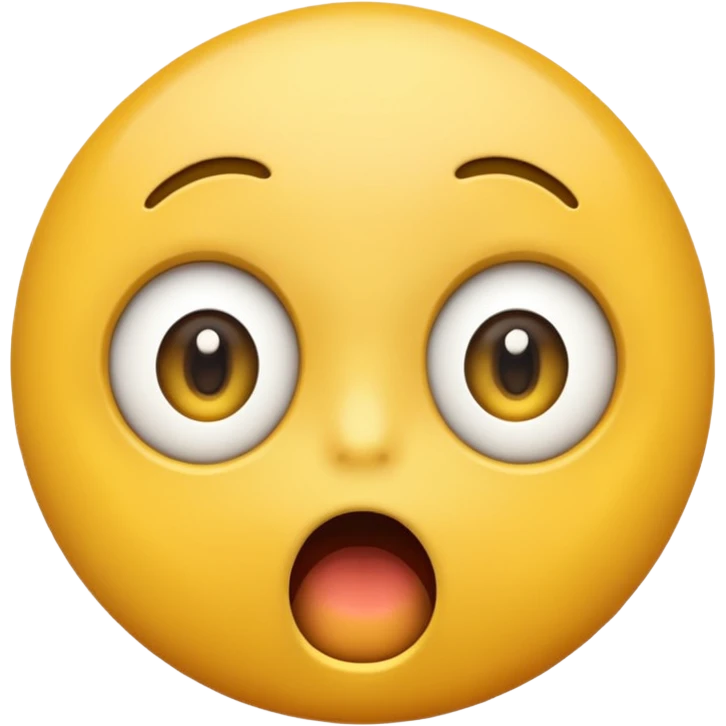 A shocked emoji emoji