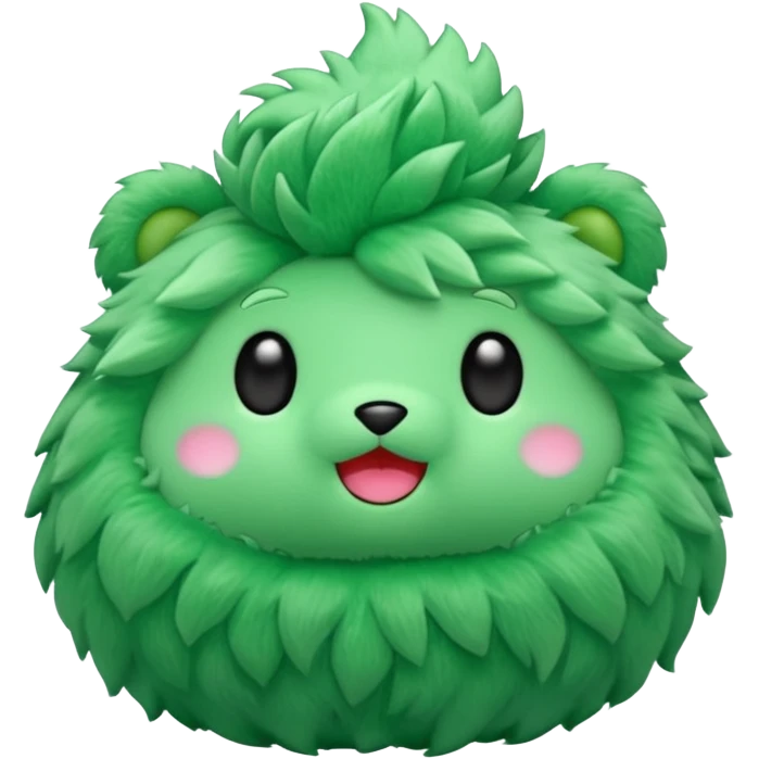 green plush toy  emoji