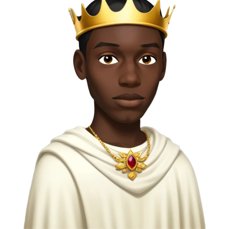 Wearing a crown emoji