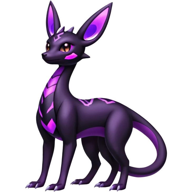 Salazzle-Umbreon-Fakémon-hybrid-creature (full body)  emoji