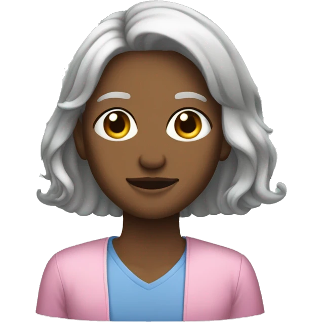 peluquera con tinte en la mano emoji