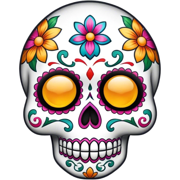 sugar skull emoji