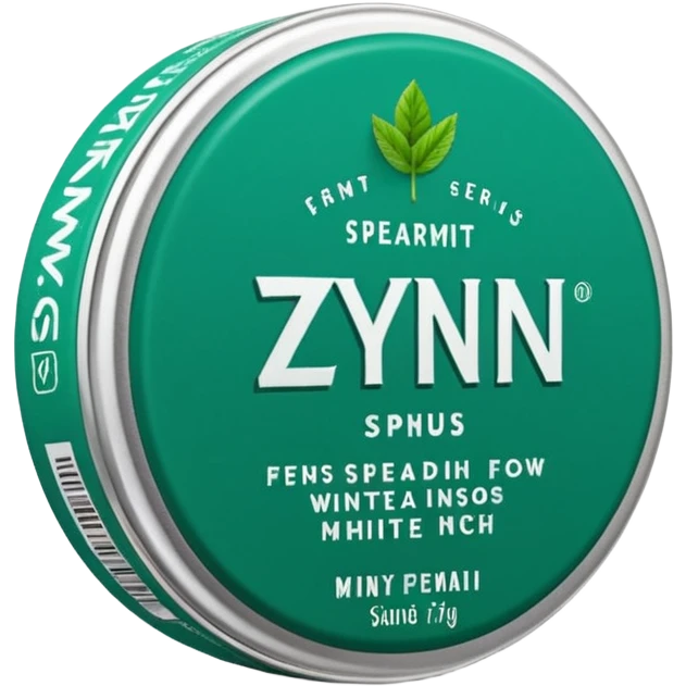 Zyn spearmint snus emoji