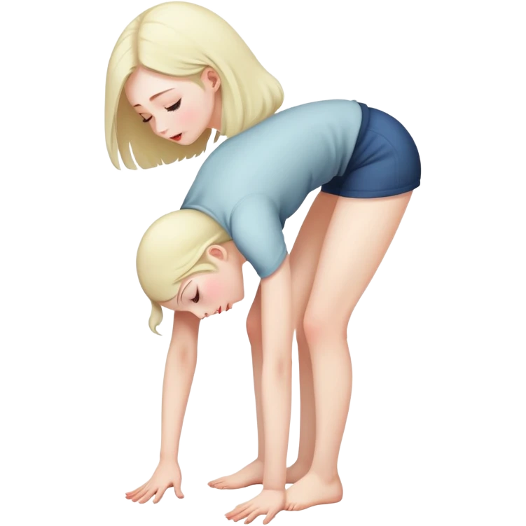 girl bending over  emoji