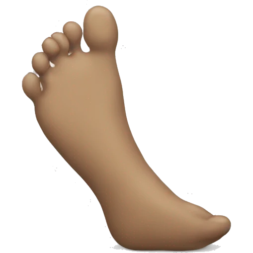 foot emoji