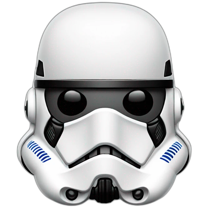 Chibi stormtrooper emoji