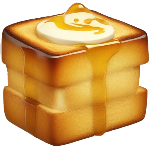 Honey toast  emoji