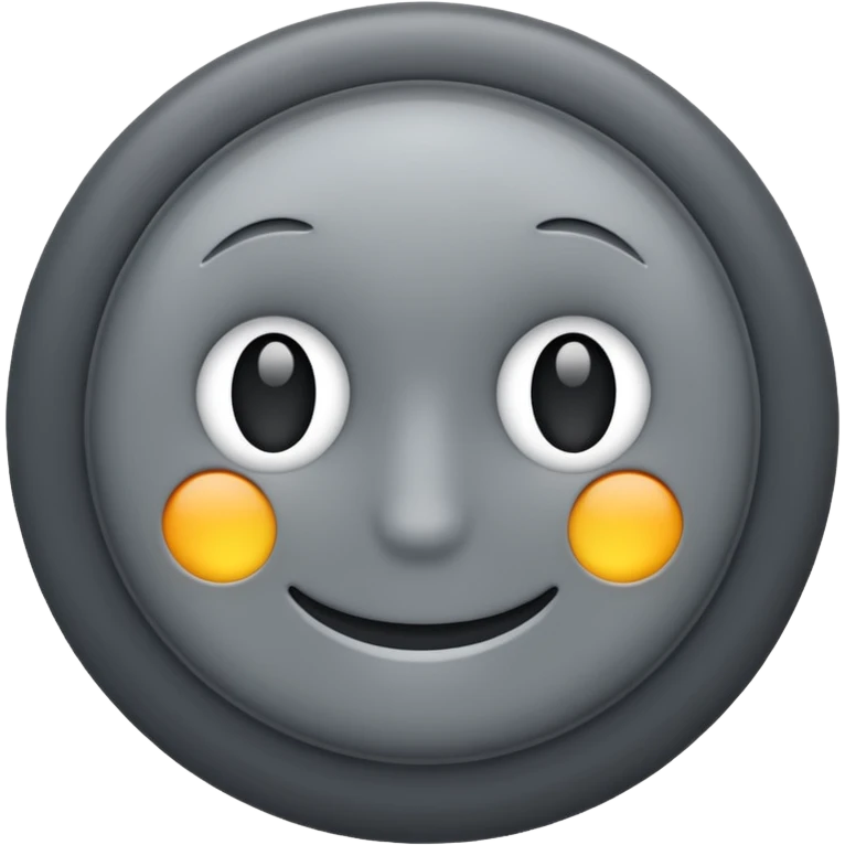 Grey circle emoji