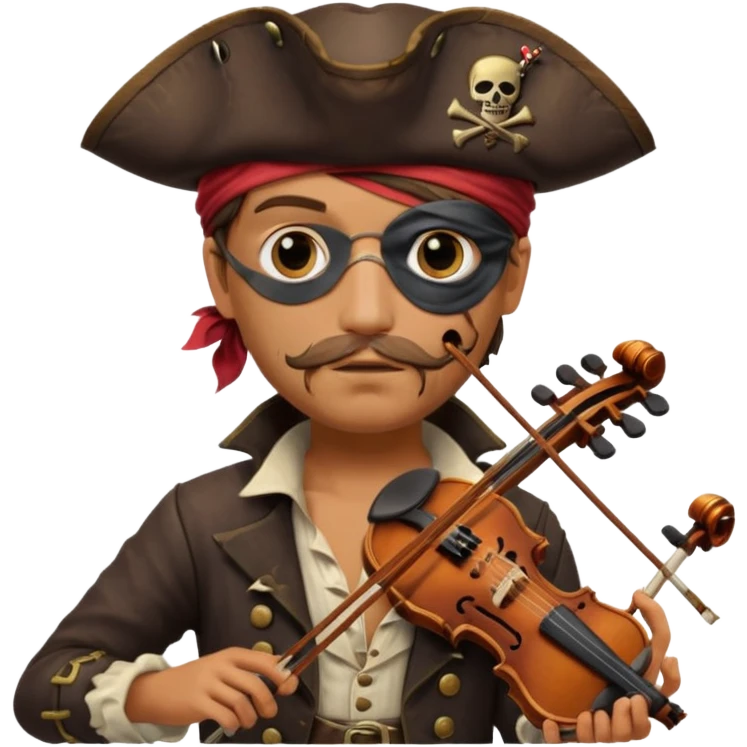 pirate violinist emoji