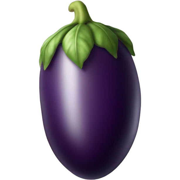 Big plump eggplant emoji