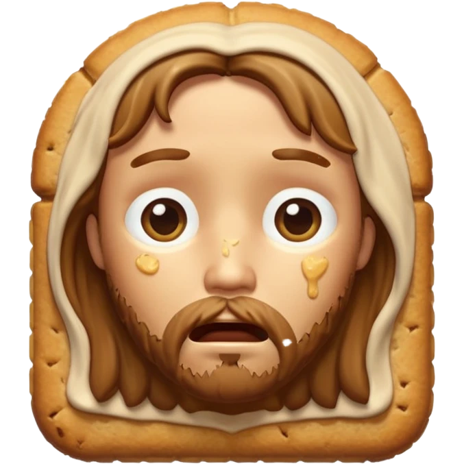 cute biscuit no cream cry jesus emoji