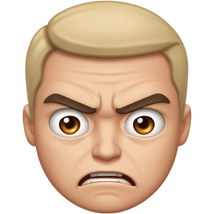 angry but a little sad  emoji