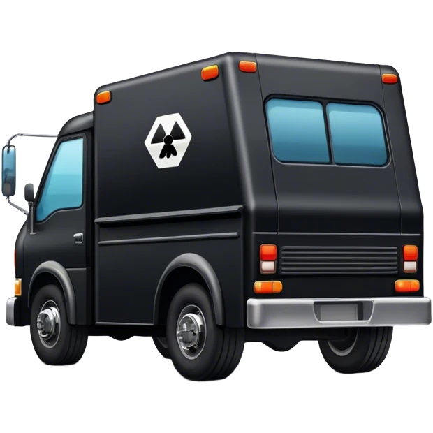 space BIg Black Drug Truck Rear emoji