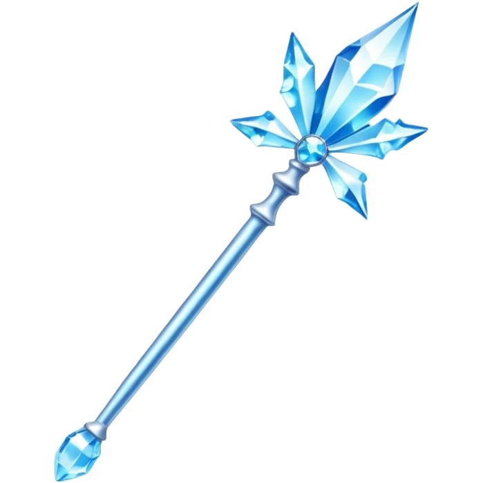 snow queen wand emoji