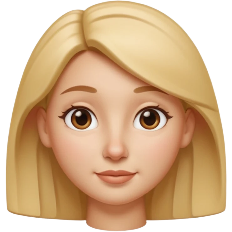 A 3D cartoon woman with a small shiny nose pin on her left nostril, soft skin tone, friendly expression, smooth lighting, realistic Memoji-style rendering. emoji