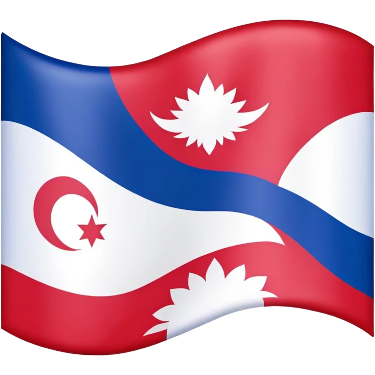 Nepali Sanskrit flags emoji
