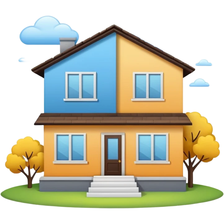 flipping house emoji