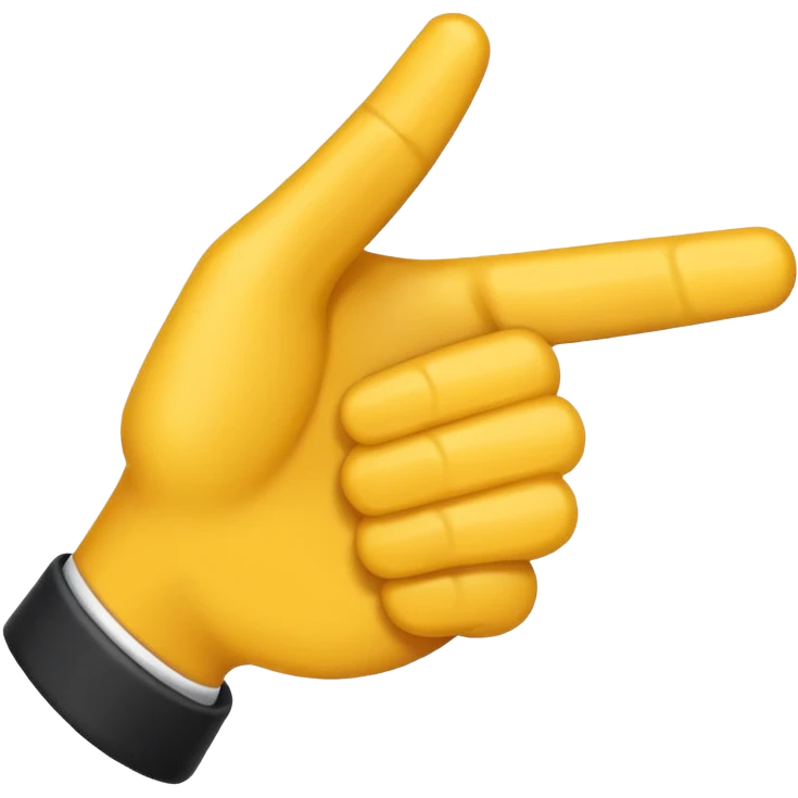 👉 Backhand Index Pointing Right Emoji in hex A80000 emoji