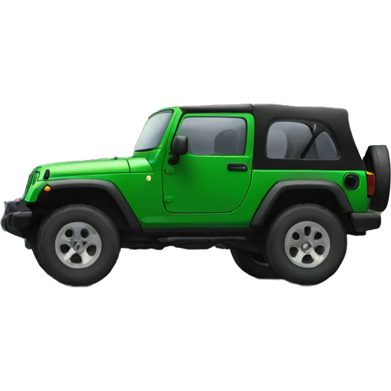 jeep in the mountains emoji