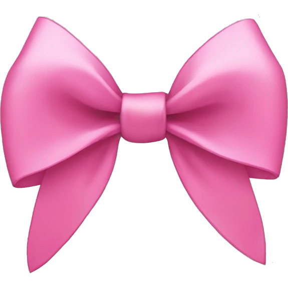 coquette bow emoji
