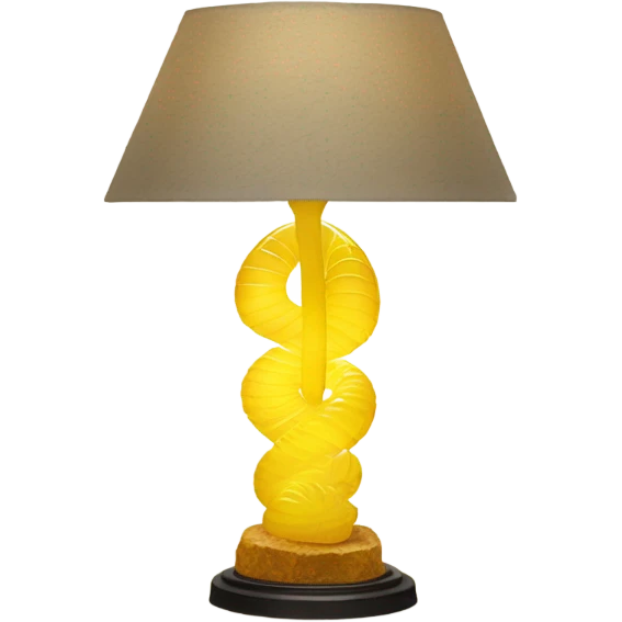 "cobra yellow light" in lamp glass support stone emoji