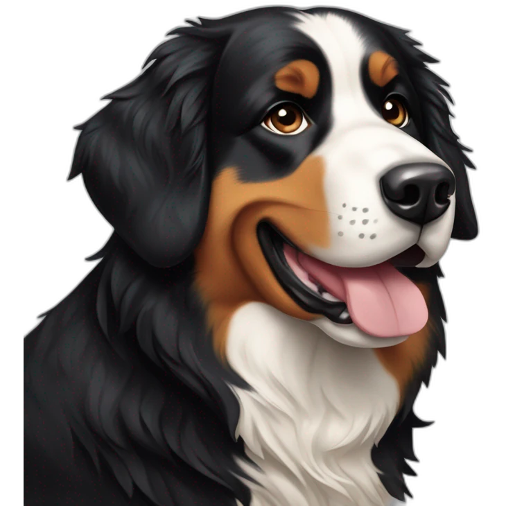 bernese mountain dog olivia newton-john emoji