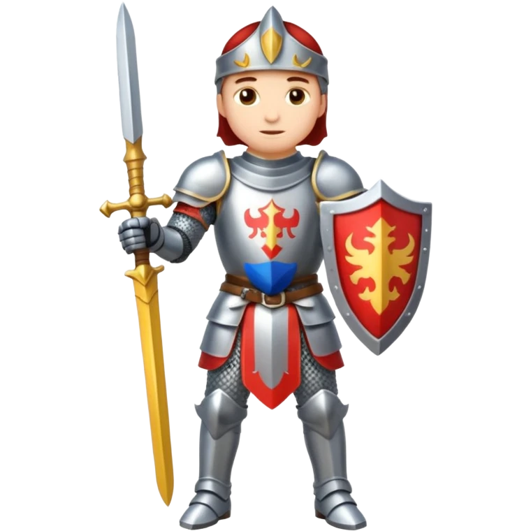 brave knight full body emoji