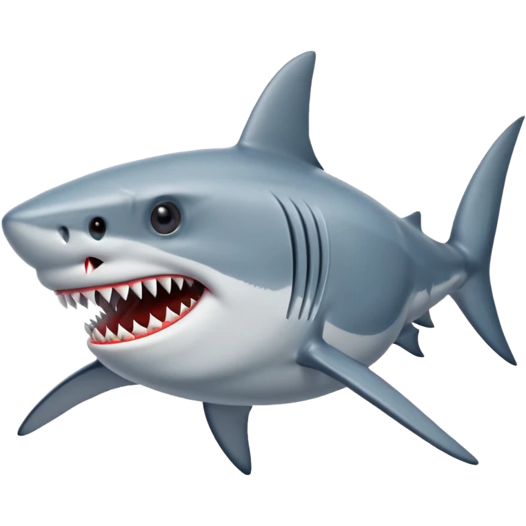 Shark with a blunt in its mouth emoji